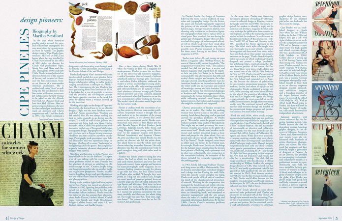 Cipe Pineles Magazine Spread